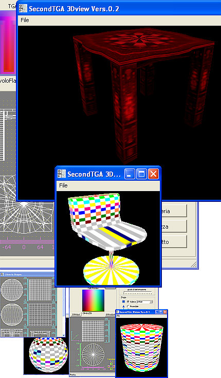SecondTGA con 3Dviewer SecondTGA con 3Dviewer