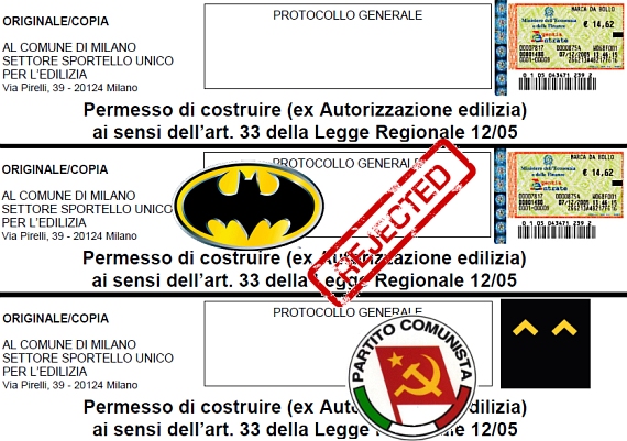 MODULISTICA EDILIZIA COMUNE di MILANO MODULISTICA EDILIZIA COMUNE di MILANO